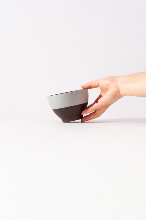 Smoky-Resin Soup Bowls Smoky Gray