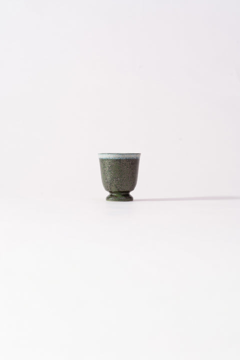 Mino Ware Raised Foot Mini Bowl