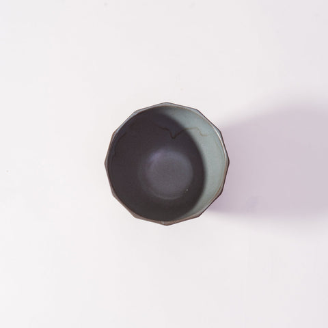 Mino Ware Octagon Rice Bowl Gray