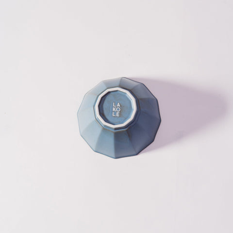 Mino Ware Octagon Rice Bowl Light Blue
