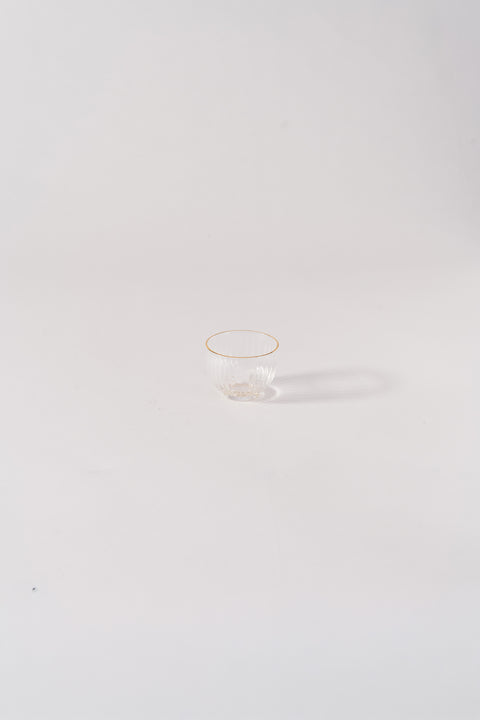 Gold Line Glass Bowl Small C