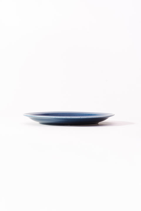 Mino Ware Colored Rim Plate Medium