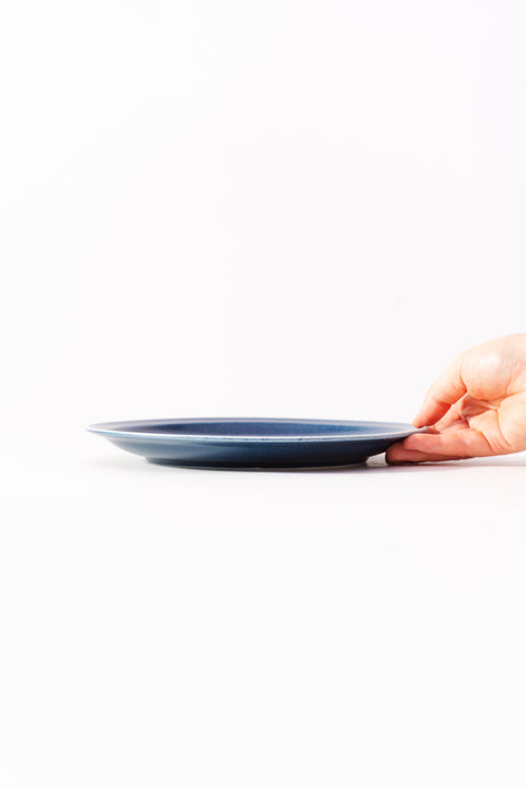 Mino Ware Colored Rim Plate Medium