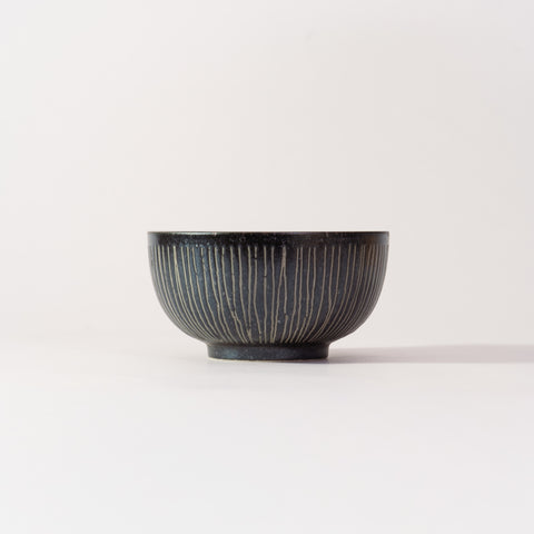 Tokusa Brush-Stripe Soba Donburi Bowl