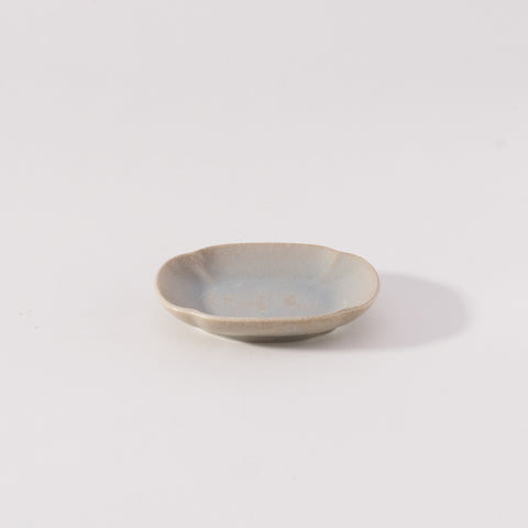 Mino Ware "Obanzai" Mini Plate Gray