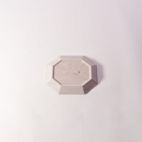 Mino Ware Octagon Oval Plate Small