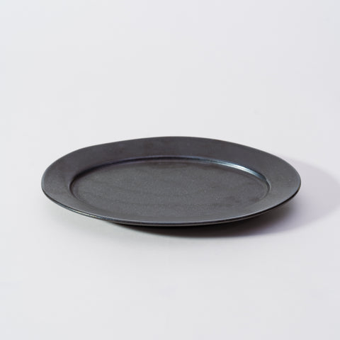 Deluxe Black Soil Oval Plate Medium