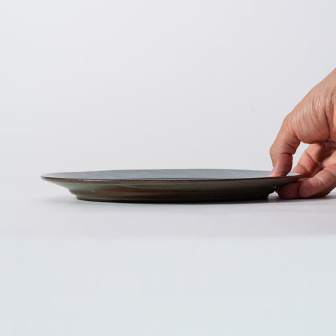 Deluxe Black Soil Oval Plate Medium