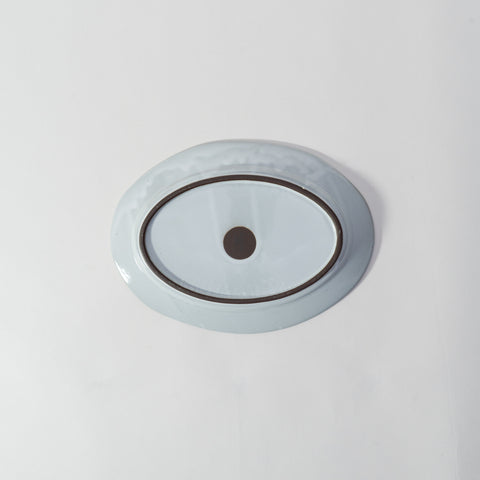 Deluxe Black Soil Oval Plate Medium