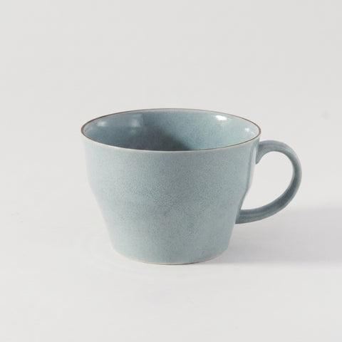 Mino Ware Colored Rim Wide Mug